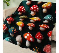 Blanket Orange Red Blue Soft Fluffy Throw Fleece Blanket Flannel Blankets and Throws Lightweight Warm Blankets for Beds Versatile Cosy Durable Washable All Season Fleece Throws 220x240cm