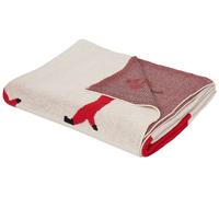 Beliani Blanket Reerh Cotton 130 X 170 Cm Beige