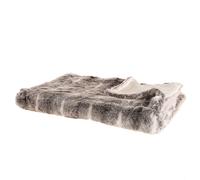 Blanket TADDART Fabric 180 x 220 cm Brown