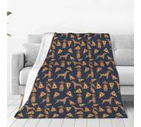 Blanket Vizsla Pizza Soft Throw Blanket All Season Warm Blankets Lightweight Fuzzy Flannel Throws for Bed Sofa Couch 150X125 CM