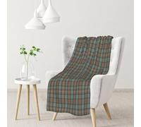 Blanket,Warm Flannel Blanket Throw/Blanket Bed Throw for Sofa Office 102X 76 cm,Clan Fraser Hunting Tartan