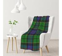 Blanket,Warm Flannel Blanket Throw/Blanket Bed Throw for Sofa Office 102X 76 cm,Forsyth Tartan