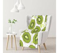 Blanket,Warm Flannel Blanket Throw/Blanket Bed Throw for Sofa Office 102X 76 cm,Kiwi Fruit