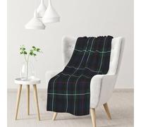 Blanket,Warm Flannel Blanket Throw/Blanket Bed Throw for Sofa Office 102X 76 cm,Mackenzie Tartan Plaid Outl And Er