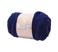 Blanket yarn for crochet, chenille yarn, velvet polyester, versatile | Wool Balls for Crafts Blanket, Scarf, Hats, Shoes, Gloves, DIY, Handmade, Handmade, Navy Blue