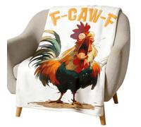 Blankets for Adults, Warm and Soft Winter Chicken Blanket | Decorative Soft Blanket for Interiors, for Sofa, Bedroom, Living Room, Farmhouse, Men, Women, Birthday, Christmas and