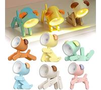 Blanketswarm 6 Pcs Dog Night Light, LED Cute Animal Night Light Small Phone Holder for Children, Student Room, Desk, Nursery, Christmas Gifts (Assorted/Dog)