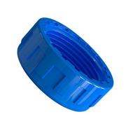 Blanking Cap Water Pipe Caps Fitting Caps PVC Socket Cap Drain Valve Blanking End Cap Made of PVC for Water Lines Drain Valves Blue 32mm