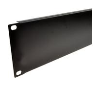 Blanking Plate Solid 2U for Comms Data Cabinet Rack 19 inch Black