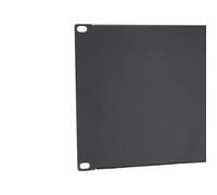 Blanking Plate Solid 4U for Comms Data Cabinet Rack 19 inch Black