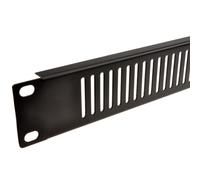 kenable Blanking Plate Vented 1U for Comms Data Cabinet Rack 19 inch Black