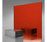 Blanks Direct Large Coloured Mirror Acrylic Perspex Sheet Red Reflective Glass Various Sizes 4mm Thick Signs DIY Projects Home décor Plastic Shatter Proof Safety Mirror (Size: A4 210mmx 297mm)