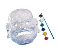 Blanks Nuo Operas Diys Blanks Paintable White/Black/Gold Masquerades Mardi Gras for Women Men Nuo Operas Set