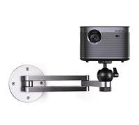 Blanou Foldable Projector Wall Mount Aluminum Alloy Adjustable Projector Stand Wall Mount for Projetctor Universal Porjector Mount Projectors Bracket with 360 Rotating