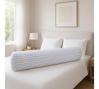 Blanrêve - Antan Bolster Natural Feather and Eco Responsible - Mid-Firm Comfort - Easy Care - Made in France - 140 cm