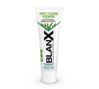 BlanX Anti Stain Toothpaste | Unique formulation of Arctic lichen and 100% Natural bamboo extract | Mint Flavor | suitable for vegans | 75 ml , Pack of 1