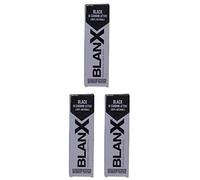 BlanX Black Activated Charcoal Toothpaste, Non-Abrasive Whitening with Anti-Stain Properties, Deep Cleaning and Whitening Action, Peroxide Free, 75ml