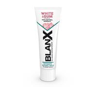 BlanX White & Gum Toothpaste | Natural volcanic minerals| mint flavour | Suitable for Vegans | 75ml
