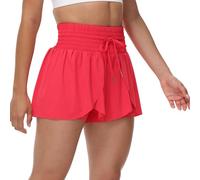 Blaosn Flowy Running Shorts for Women Gym Yoga Workout Athletic Tennis Golf High Waisted with Pockets Cute Clothes Summer