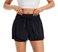 Blaosn Flowy Running Shorts for Women Gym Yoga Workout Athletic Tennis Golf High Waisted with Pockets Cute Clothes Summer
