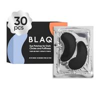 BLAQ Eye Mask with Hyaluronic Acid, Activated Carbon Under-Eye Mask, Hydrogel Under-Eye Patches for Swollen Eyes and Dark Circles, Anti-Ageing Gel Eye Pads, Anti-Wrinkle Patches, Pack of 30