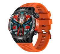Blarie LumenVira Tactical Smartwatch, Built to Endure, Full Health Suite, Fitness Powerhouse, Smart Connectivity, Exceptional Battery Life (Orange)