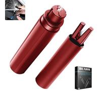 Blarie SafeHammer Glass Breaker and Seatbelt Cutter - Auto Rescue Tool Window Breaker - Escape Car Safety Hammer - The Safety Tool That Every Driver Should Carry in Their Vehicle (Red)