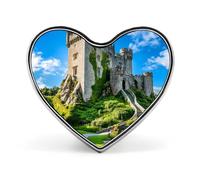 Blarney Castle County Cork Ireland Heart Brooch Cute Badge Lapel Pins