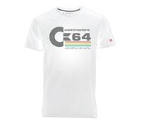 Blasfemus Men's T-Shirt Commodore 64 C64 80s Vintage Nerd (White, L)