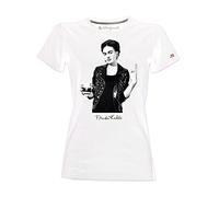 Blasfemus Women's T-Shirt - Official Frida Kahlo Rock Style, S, White