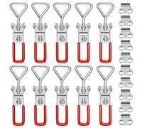 BLASHRD 10 Piece Toggle Latch Clamp Stainless Steel Pull Hasp Latches Quick Release Hand Tool Toggle Clamp