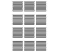 BLASHRD 12 Pcs Self-Adhesive Acoustic Foam Panels,12 X 12 X 2 Inches Sound Absorbing Foam,Recording Studio Sound Proof Foam Grey