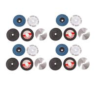BLASHRD 20Pcs 75mm Cutting Disc for 10mm Bore Angle Grinder Metal Circular Saw Blade Flat Flap Grinding Wheel Sanding Pads Tool