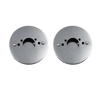 BLASHRD 2PCS Car Chrome Pancake High Air Air Filter for All 1½ Inch SU HS4 Carburettors 14X3cm