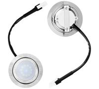 BLASHRD 2pcs Range Hood Light Bulbs, Stainless Steel Range Hood LED Light Replacement Recessed Kitchen Range Hood Light