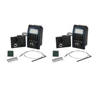 BLASHRD 2X 5-Band Prener LC5 Acoustic Guitar Pickup Preamp EQ LCD Tuner Piezo Equalizer