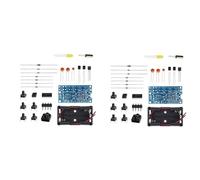BLASHRD 2X RDA5807 DIY Electronic Kits Wireless Stereo FM Radio Receiver Module PCB 76MHz-108MHz DC 1.8V-3.6V