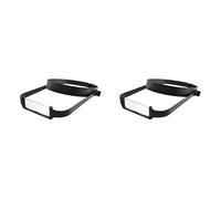 BLASHRD 2X Slimline Headband Magnifier with 8 Lenses, Assisted Repair of Head-Mounted Reading Magnifying Glass
