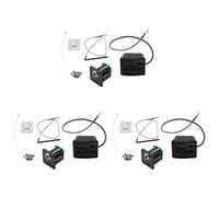 BLASHRD 3X Ukelele Uke Piezo Pickup Preamp 3-Band EQ Equalizer Tuner System with LCD Display