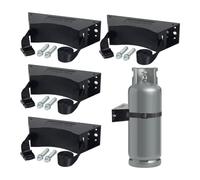 BLASHRD 4 Piece Cylinder Holder Propane Tank Holder 4-12 Inches, for Mounting Various Cylinders A