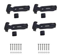 BLASHRD 4PCS Rubber Flexible T-Handle Draw Latch for Glove Box(L), Locking Rubber Latch Tool