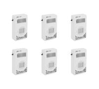 BLASHRD 6X RJ11 Adapter Louder Telephone Ring Flash Amplifier Ringer for Landline Telephone