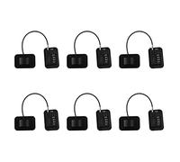 BLASHRD 6X Upgraded Password Window Lock Child Lock Baby Protection Children Fridge Lock Door Cabinet Limiter Locks-Black
