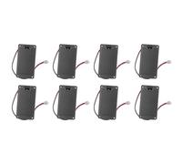 BLASHRD 8X 9V Flat Mount Guitar Active Pickup Battery Cover Hold Box Battery Storage Case for Electric Guitar Accessory