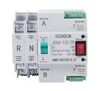 BLASHRD Dual-Power Automatic Transfer Switch 2P 100A Household 35mm Rail Installation