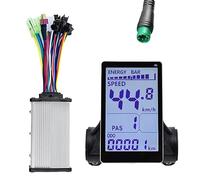 BLASHRD M5 Electric Bike LCD Display+36V 350W Sine Wave Controller E Scooter LCD Panel Screen For Mountain Electric Bike Replacement Accessories (5PIN)