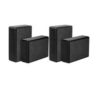 BLASHRD Yoga Blocks 4 Pack,23X15X7.6cm High Density EVA Foam Yoga Block Exercise Bricks,Eco Friendly &,Black