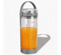 Blast Accessories 3pcs - Replacement Parts 18oz Blending Vessel Cup & Vessel Cap & Sip Lid with Carry Handle, Compatible with Blast Portable Blender BC100 Series and BC151 Series (Grey)
