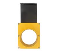 Blast gate for dust collection systems for woodworking dust collector gate valve extraction vacuum fitting