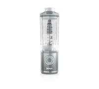 Ninja Blast Max Portable Blender, 570ml, Rechargeable Battery, Blending Cup & Leak-proof Lid, 3x Blend Functions, Makes Smoothies, Protein Shakes, Blends Ice & Frozen Fruit, Silver BC251UKSL
